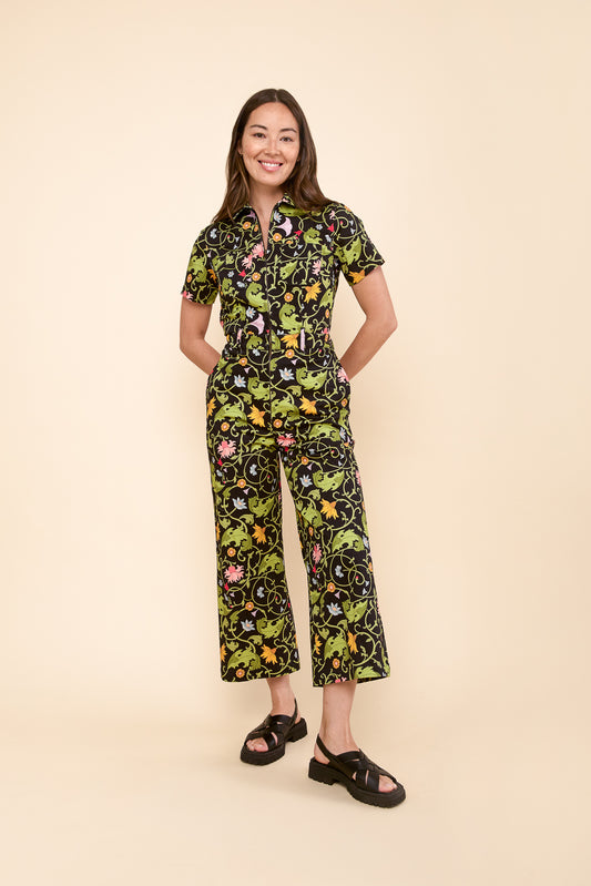 Quincy Jumpsuit in Ivy