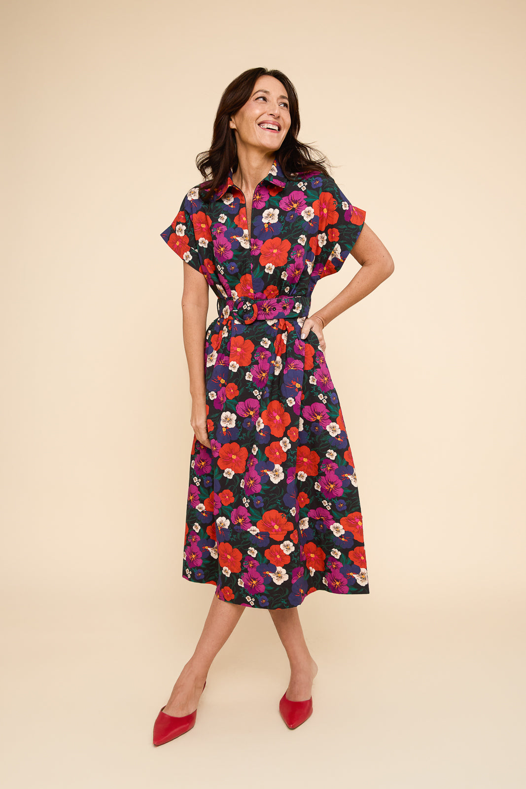 Remi Dress in Pansy