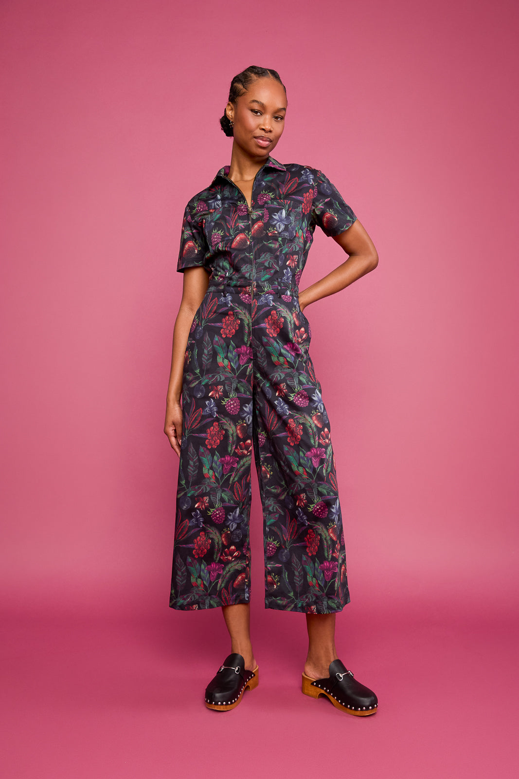 Quincy Jumpsuit in Juniper – Mixed by Nasrin
