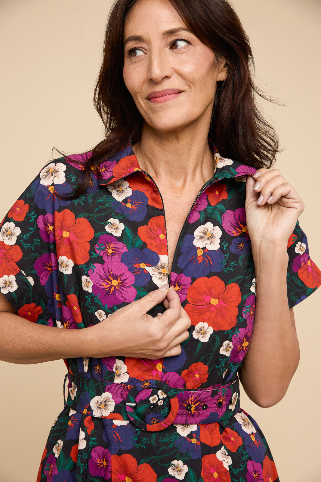 Remi Dress in Pansy Xs Remi Dress in Pansy Xs