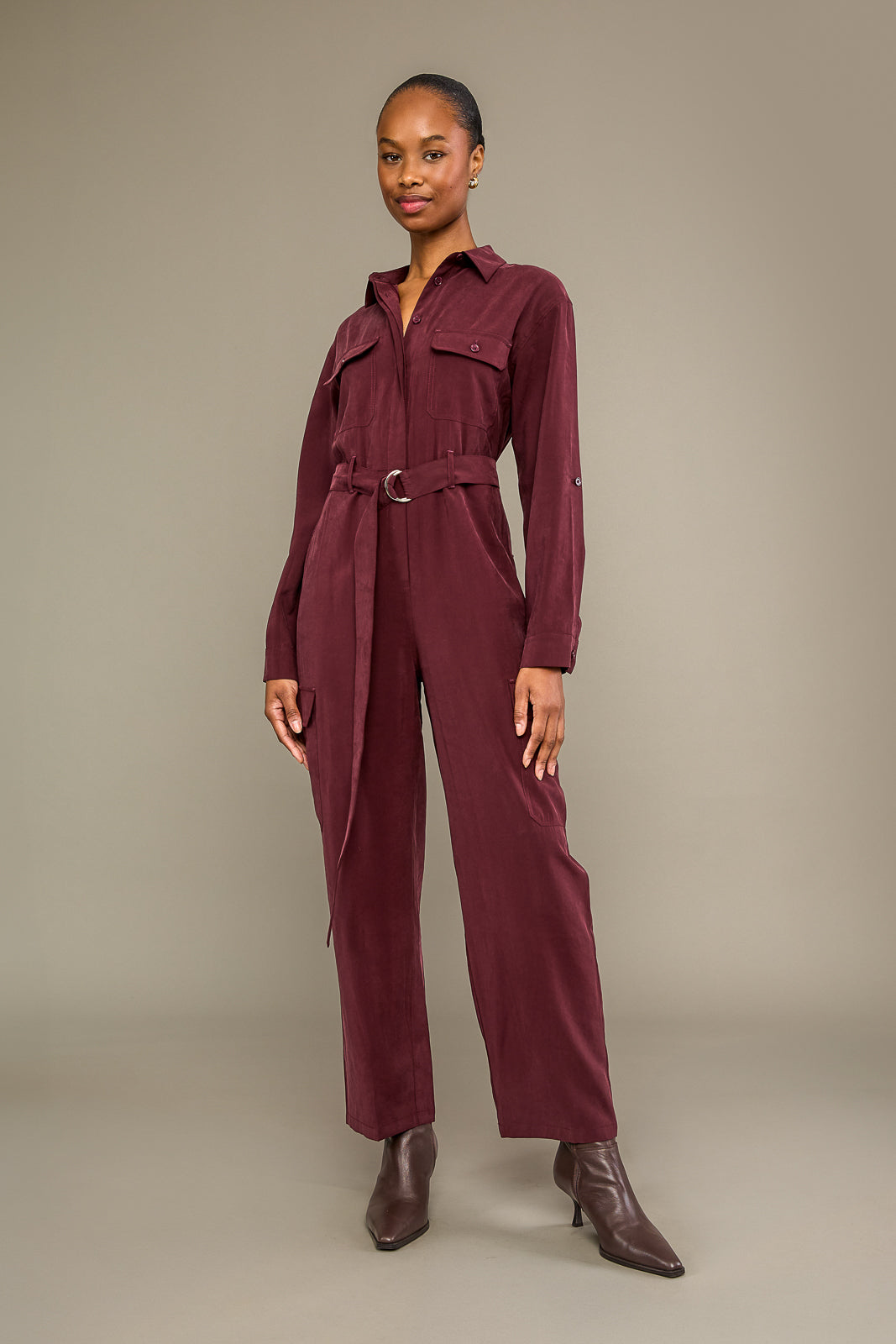 Riley Jumpsuit in Fig
