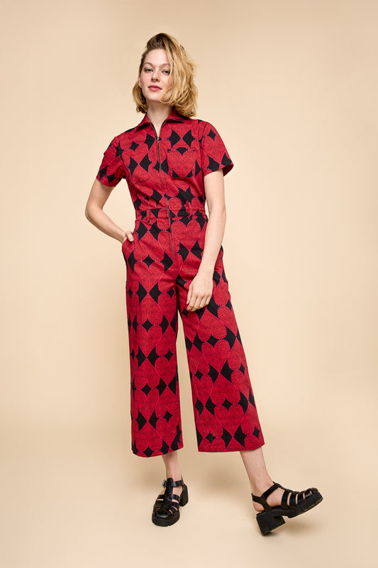Quincy Jumpsuit in Heart