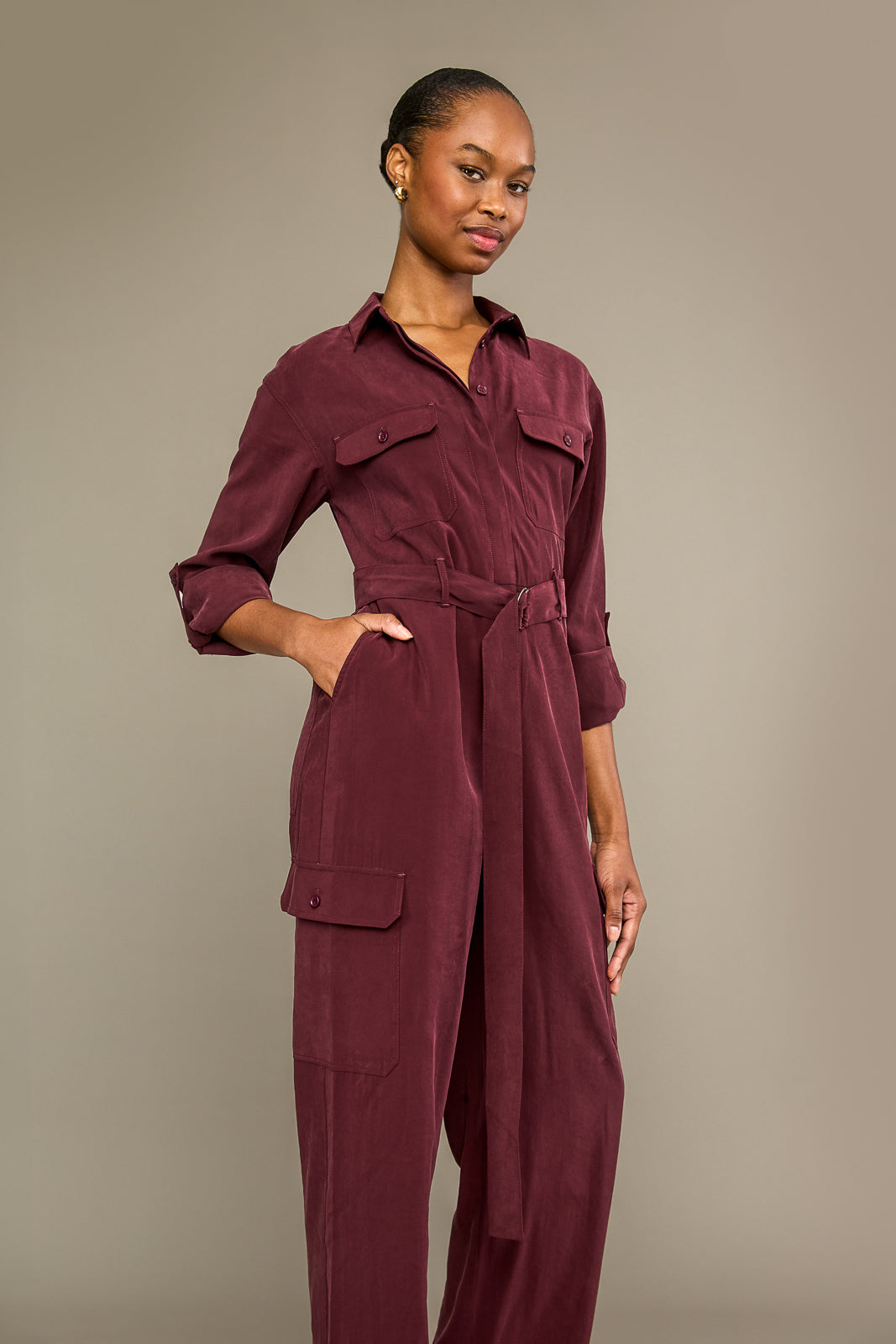 Riley Jumpsuit in Fig