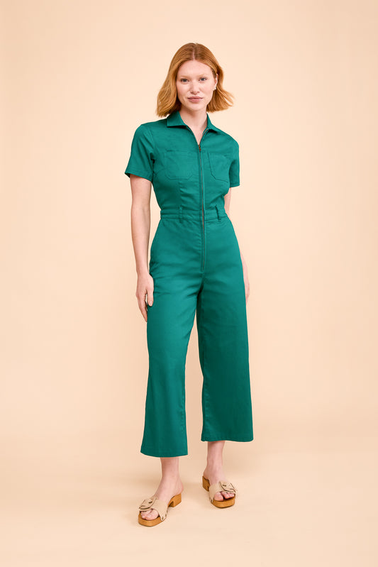 Quincy Jumpsuit in Teal