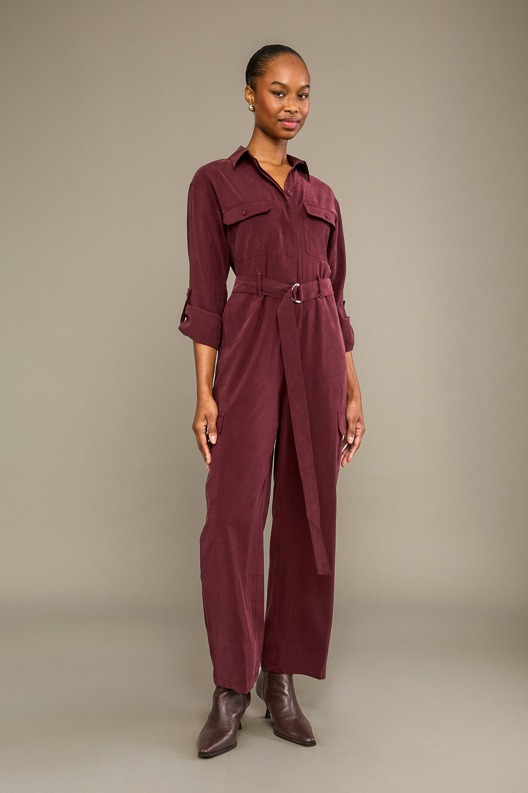 Riley Jumpsuit in Fig