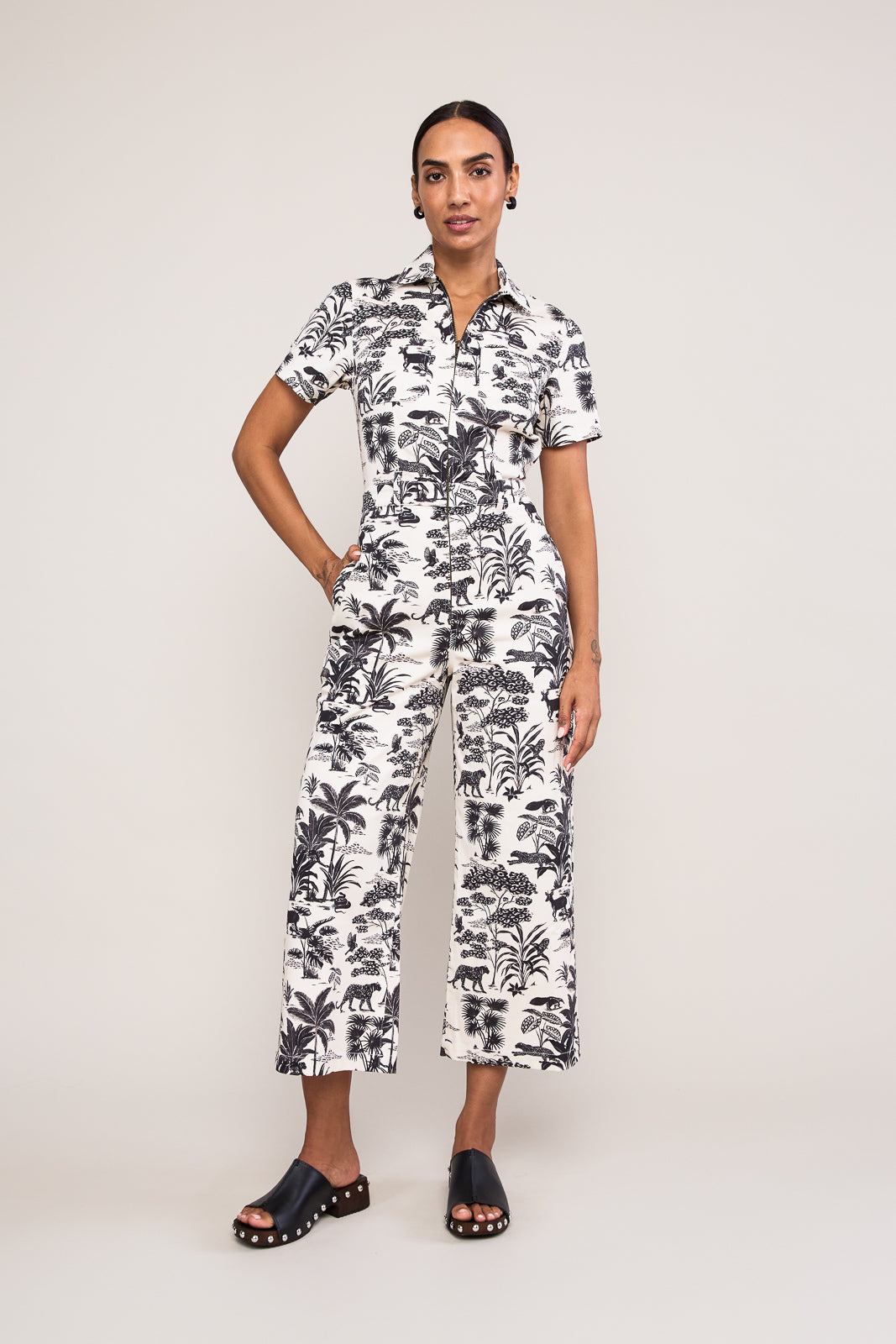 Quincy Jumpsuit in Safari
