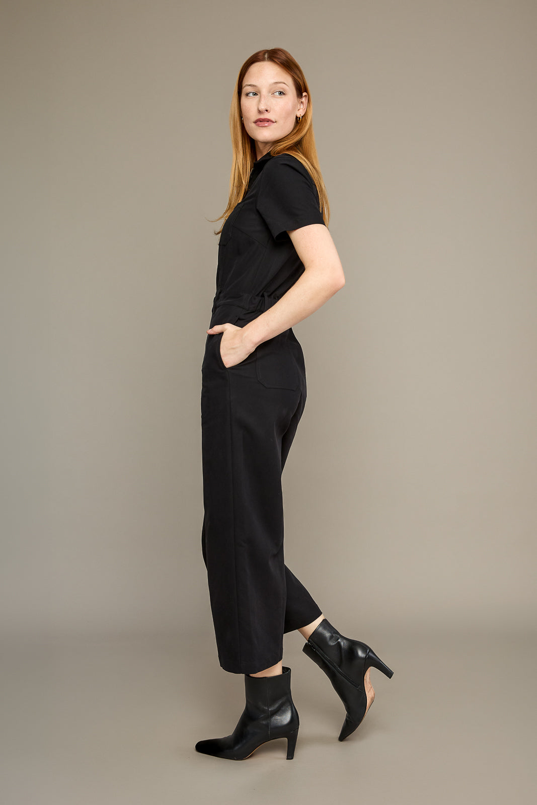 Quincy Jumpsuit in Black