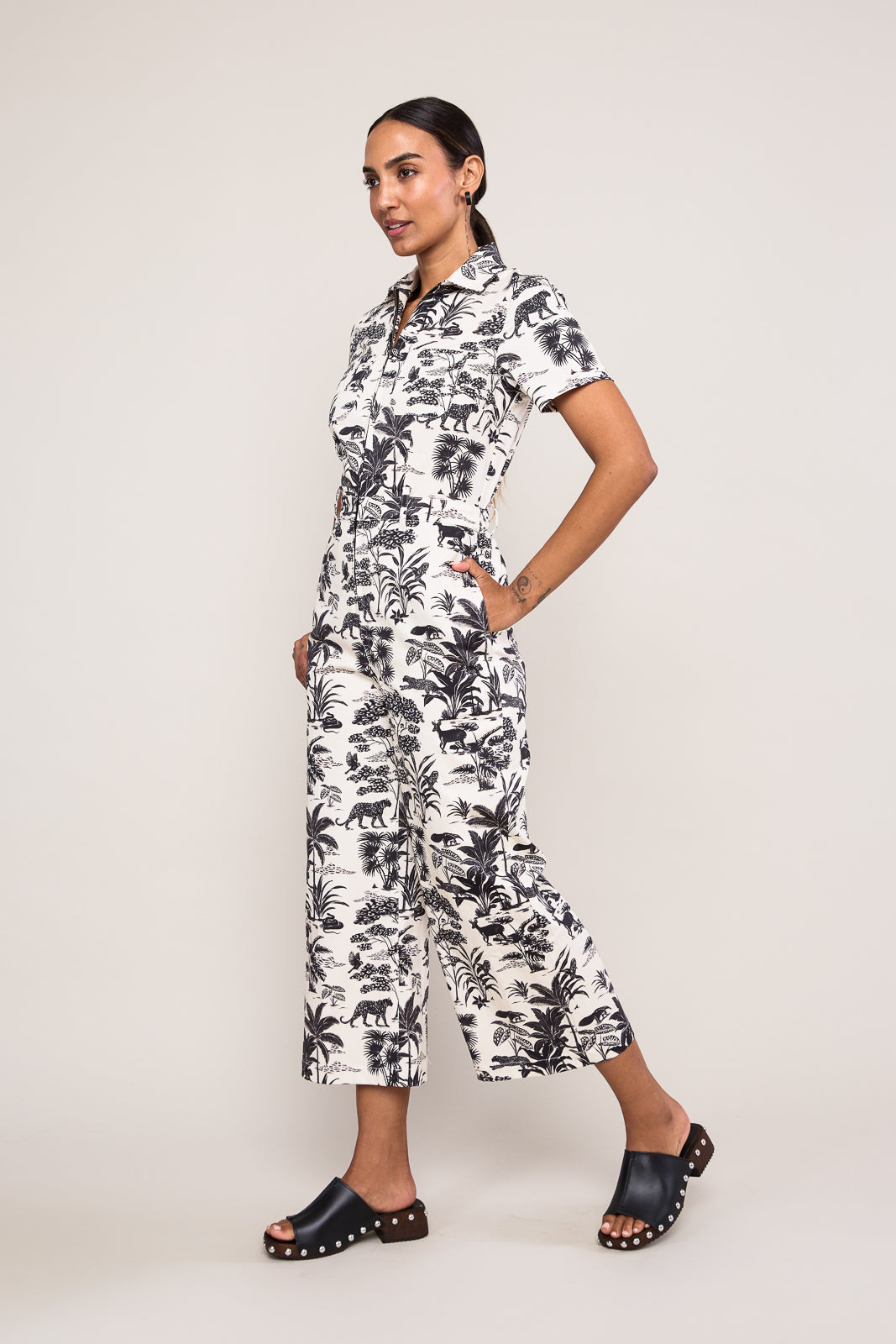 Quincy Jumpsuit in Safari