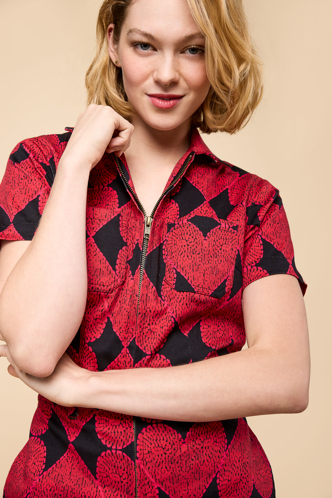 Quincy Jumpsuit in Heart