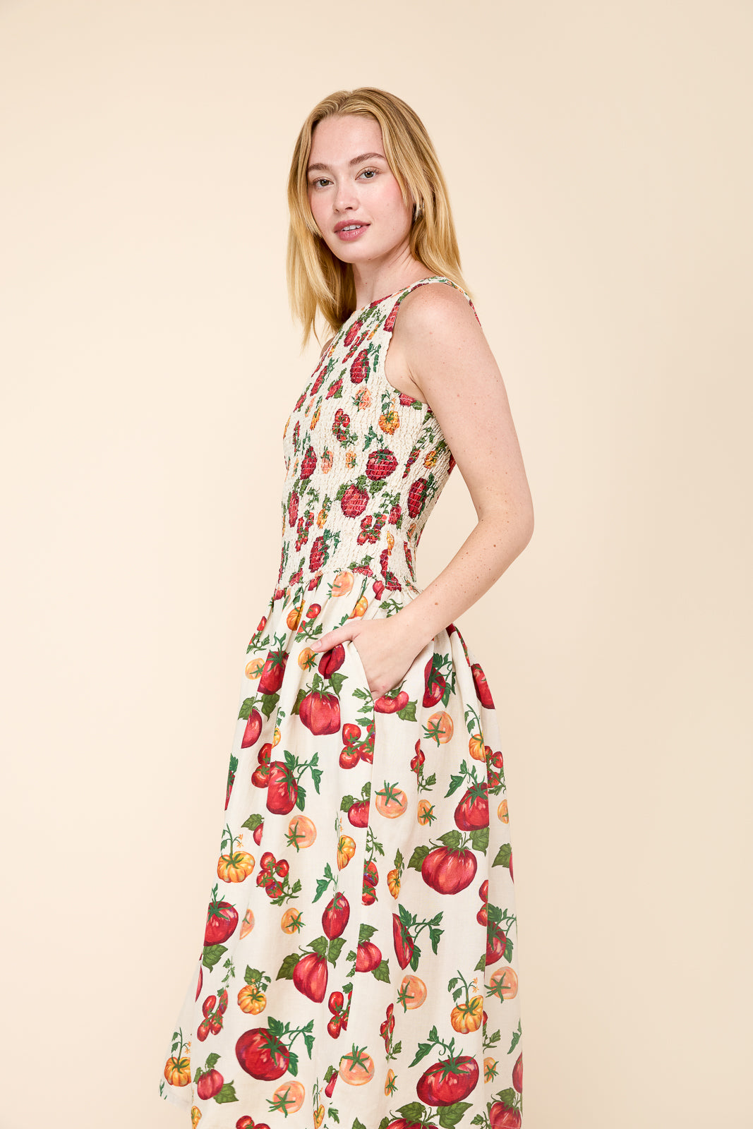 Maeve Dress in Pomodoro