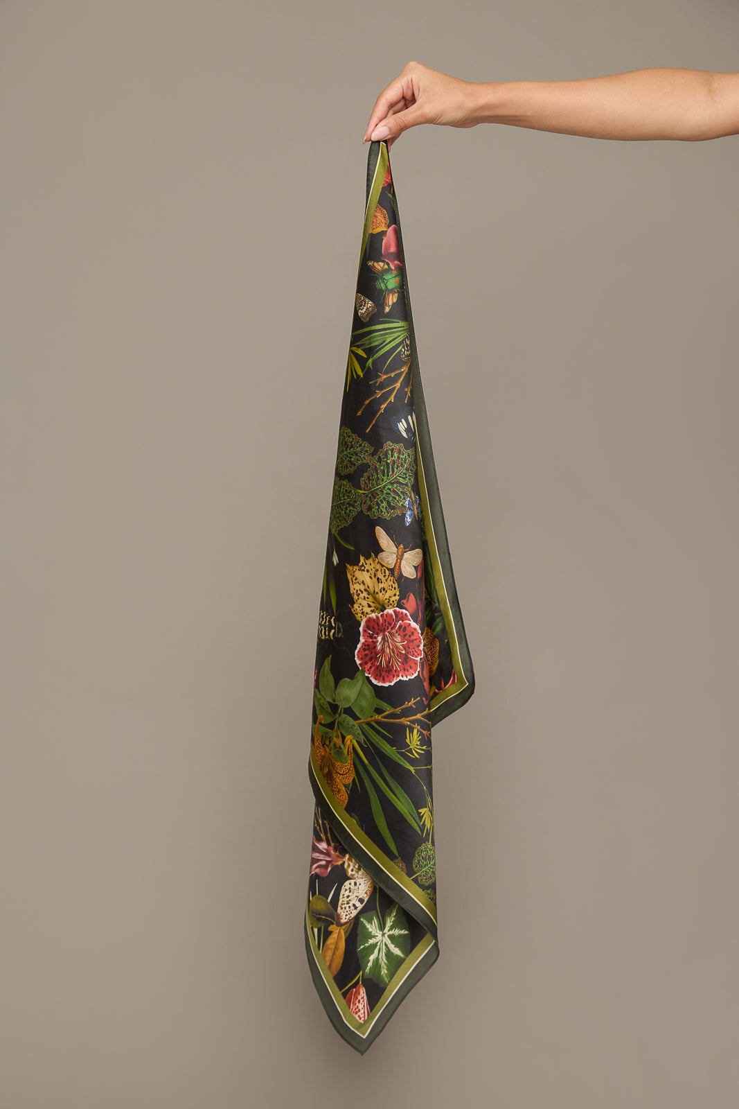 Silk Scarf in Eden