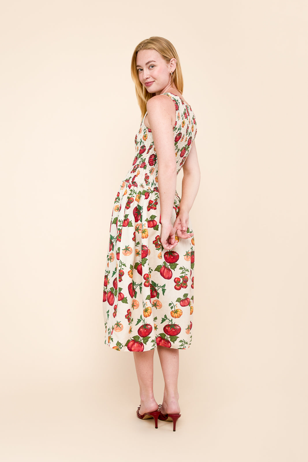 Maeve Dress in Pomodoro