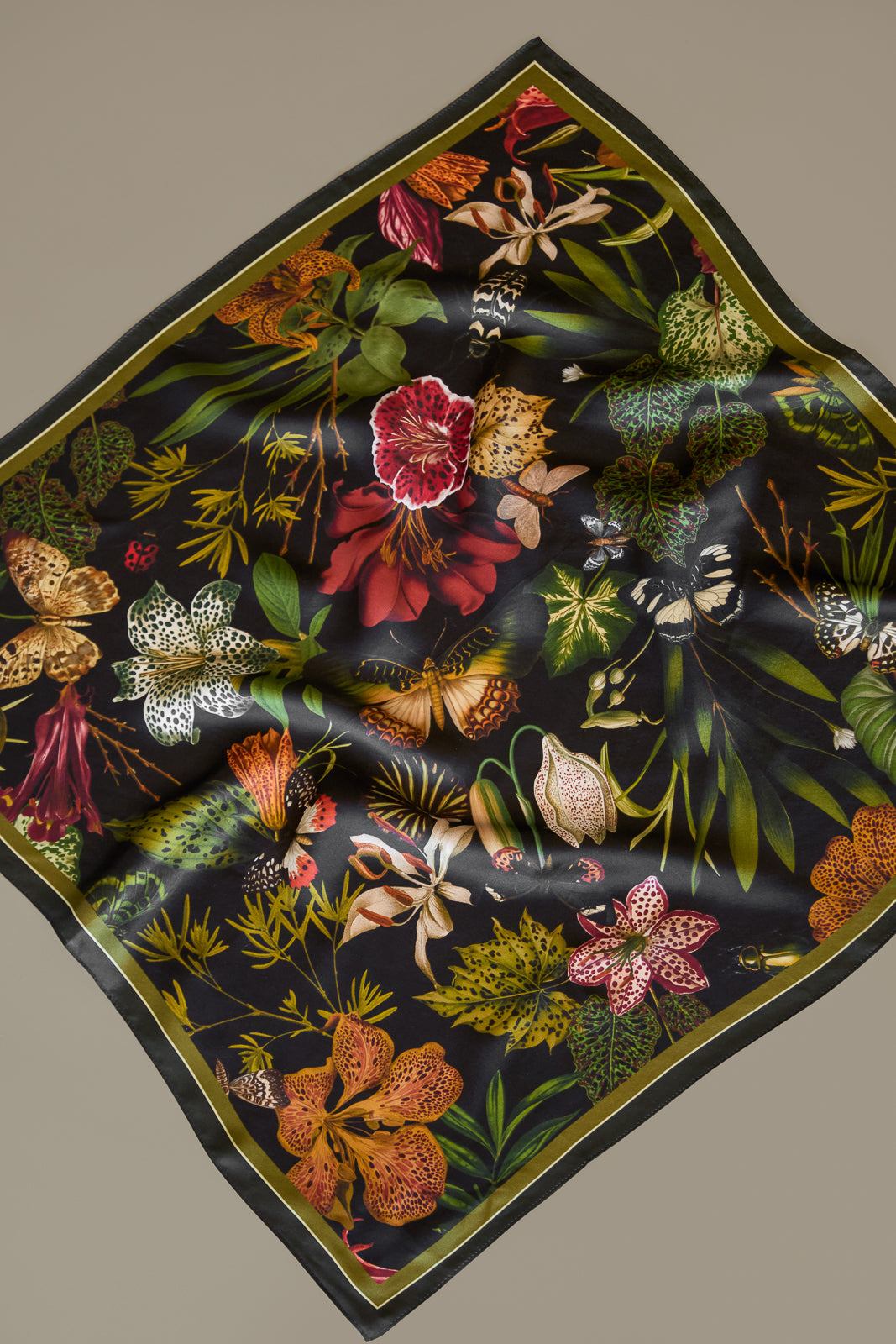 Silk Scarf in Eden