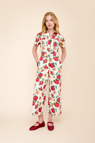 Quincy Jumpsuit in Pomodoro | Mixed by Nasrin