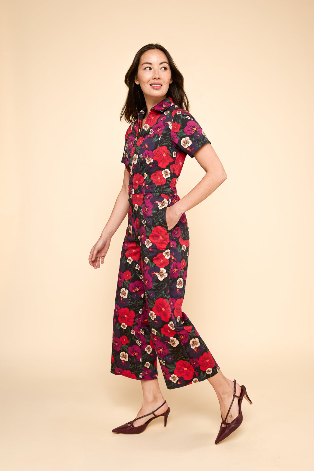 Quincy Jumpsuit in Pansy – Mixed by Nasrin