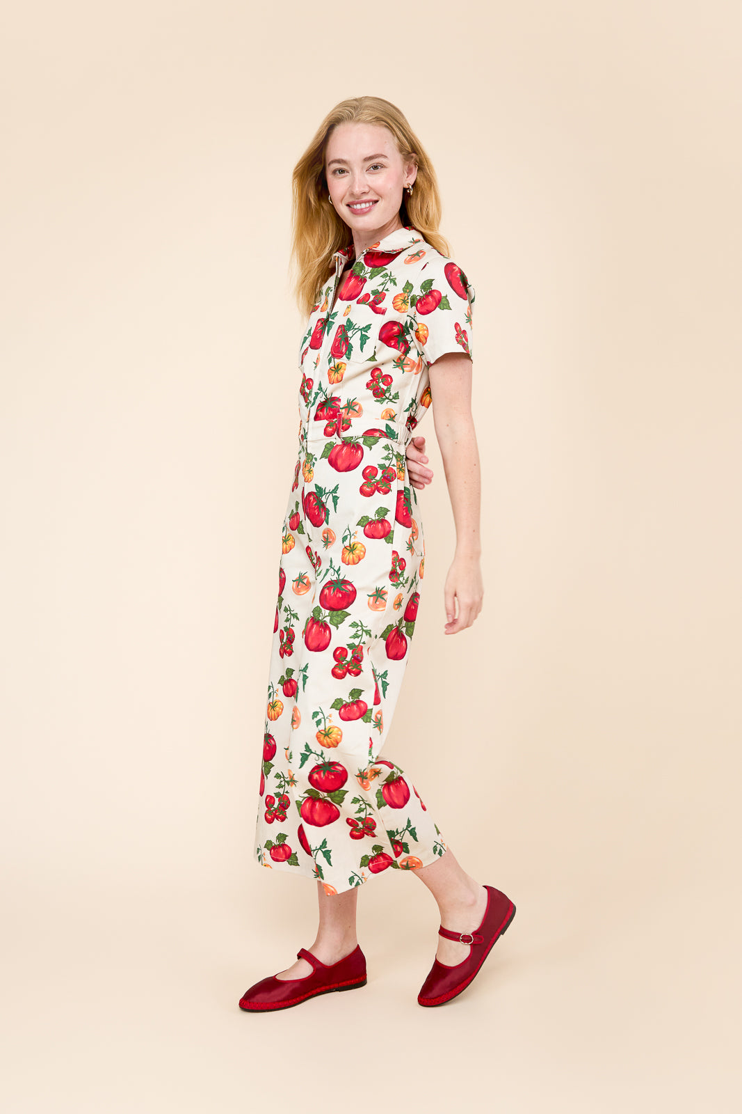 Quincy Jumpsuit in Pomodoro