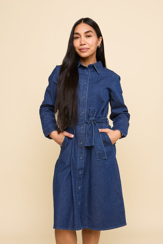 Dayah Dress in Denim