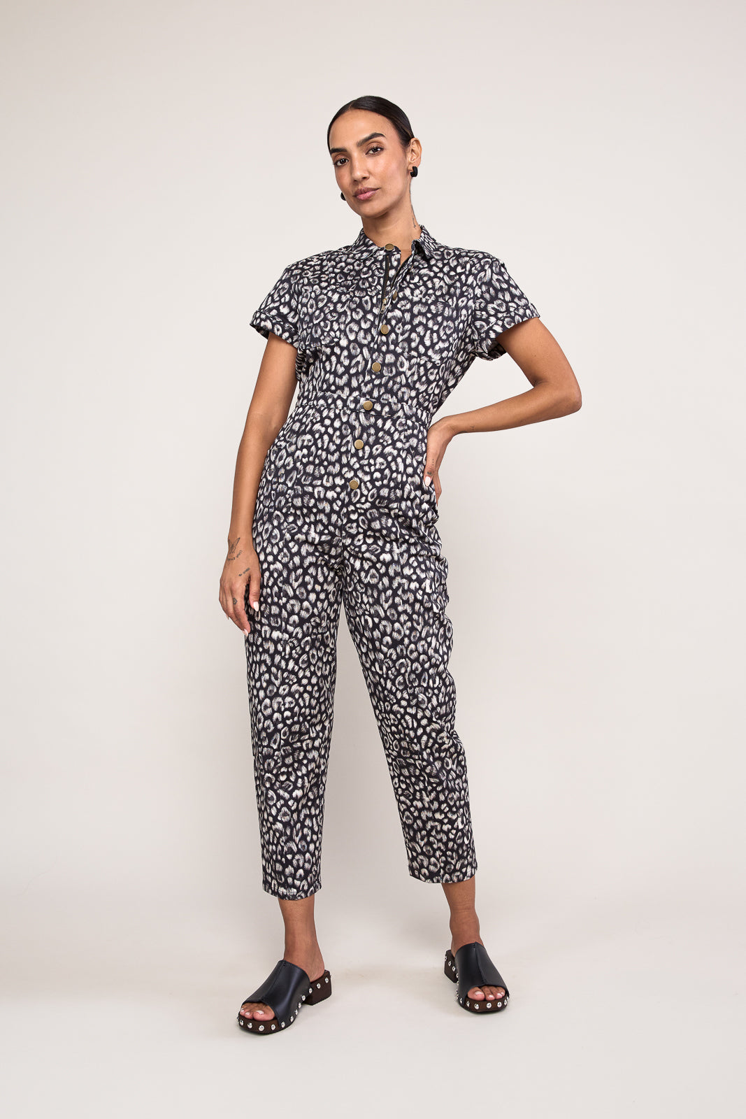 Classic Jumpsuit in Leopard