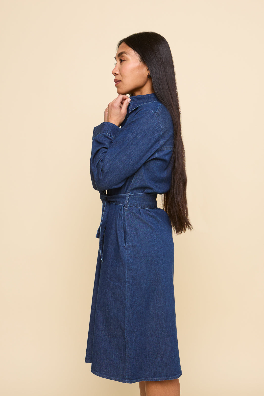 Dayah Dress in Denim