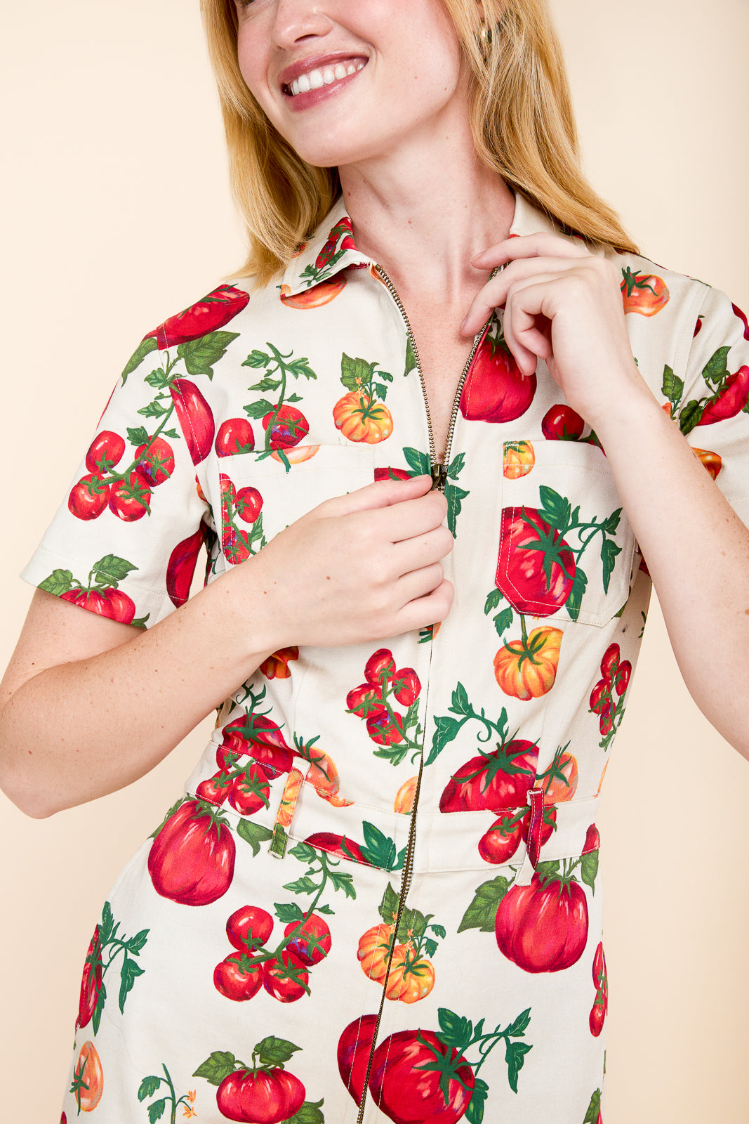 Quincy Jumpsuit in Pomodoro | Mixed by Nasrin