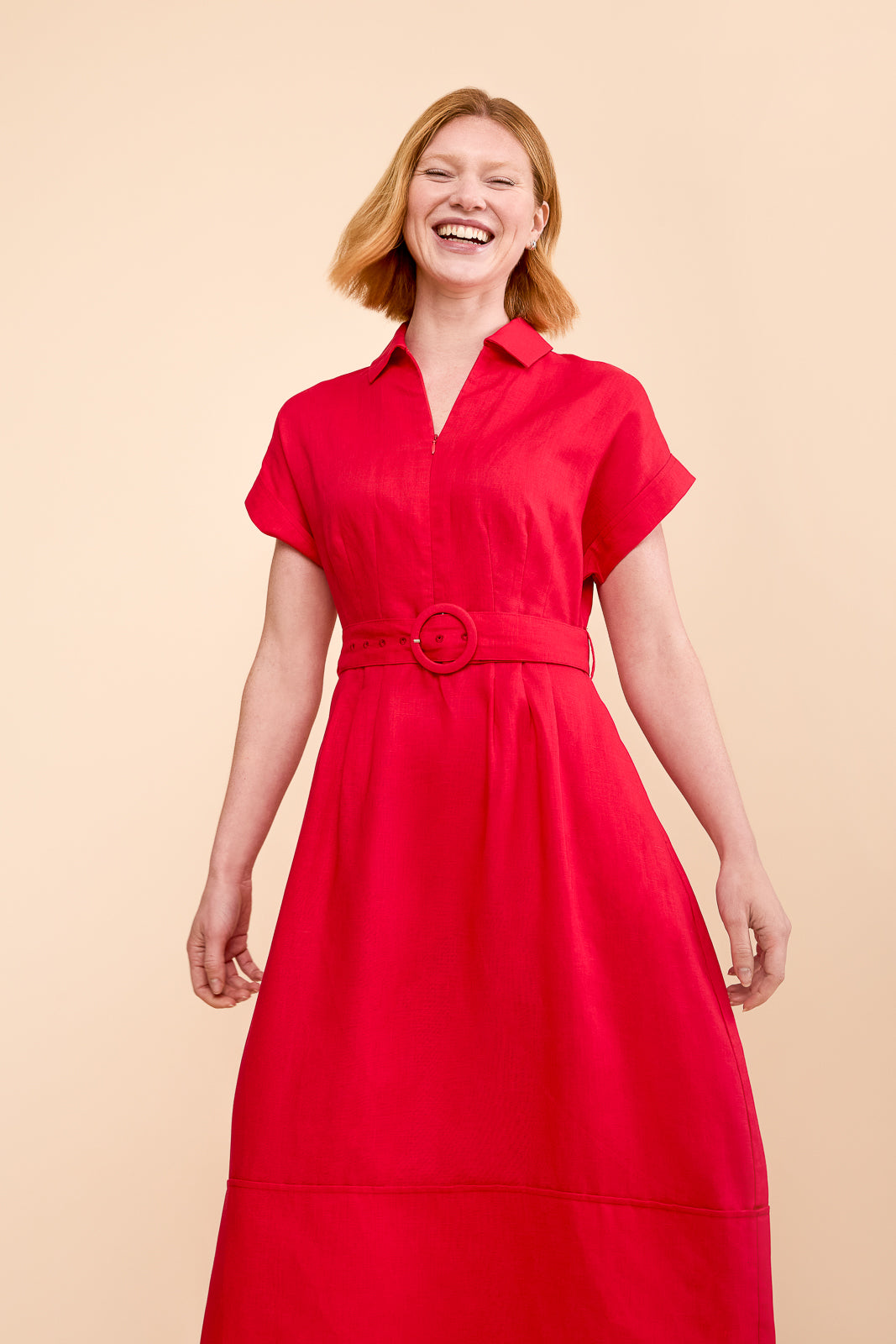 Remi Dress in Cherry