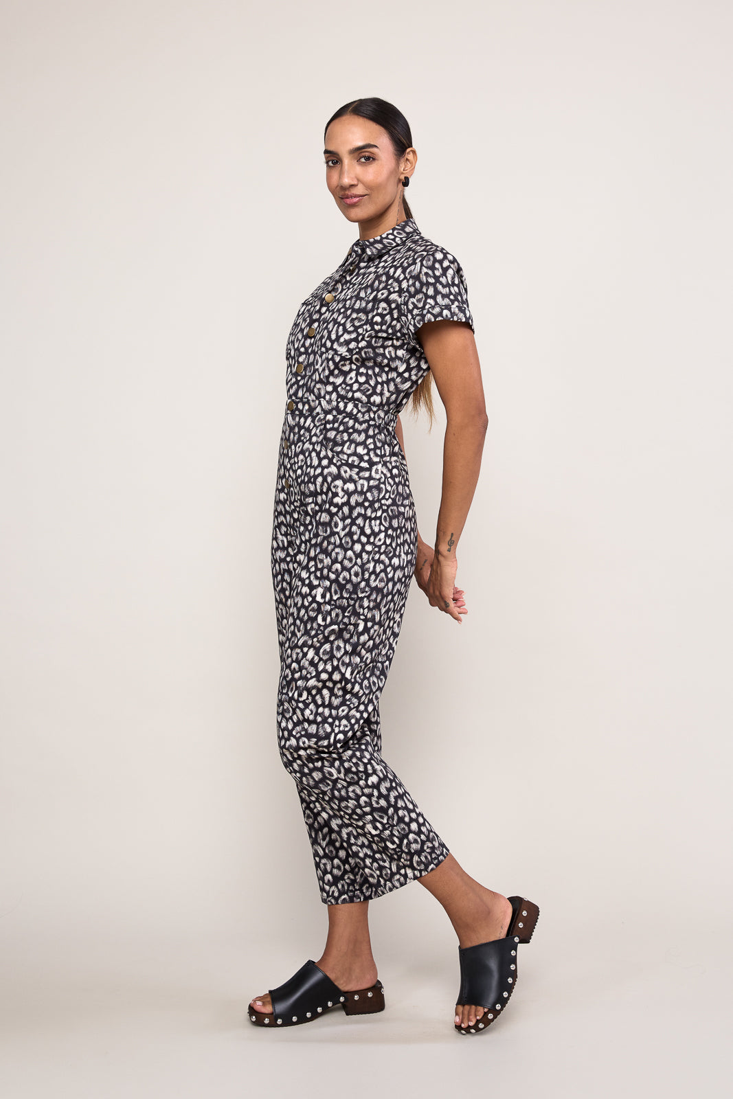 Classic Jumpsuit in Leopard
