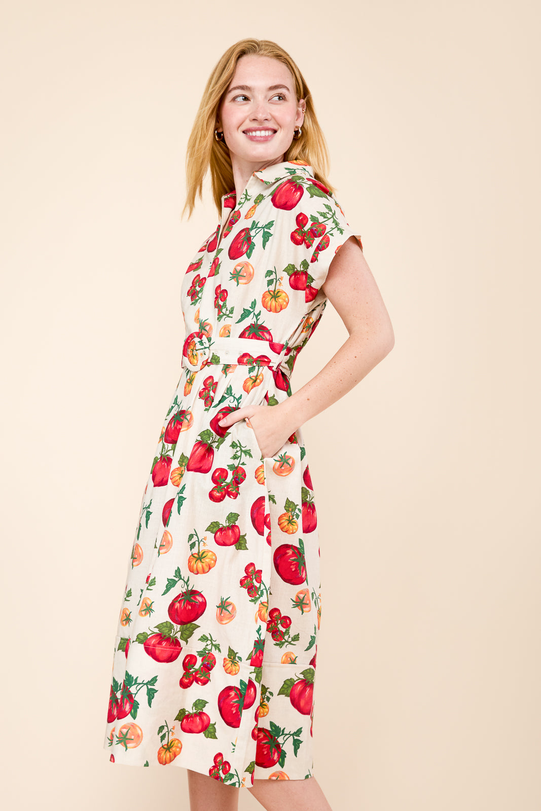 Remi Dress in Pomodoro