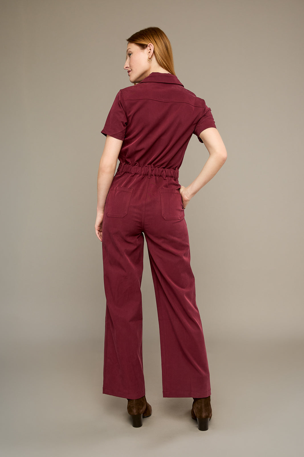 Full Length Quincy Jumpsuit in Sumac