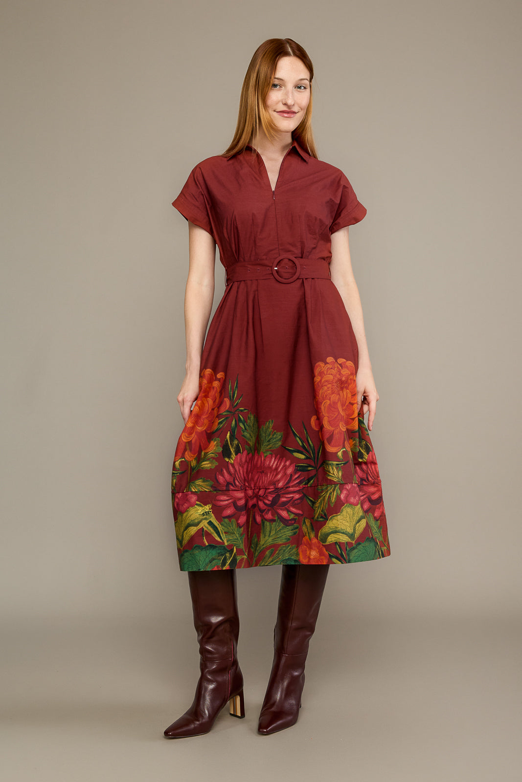 Remi Dress in Chrysanthemum