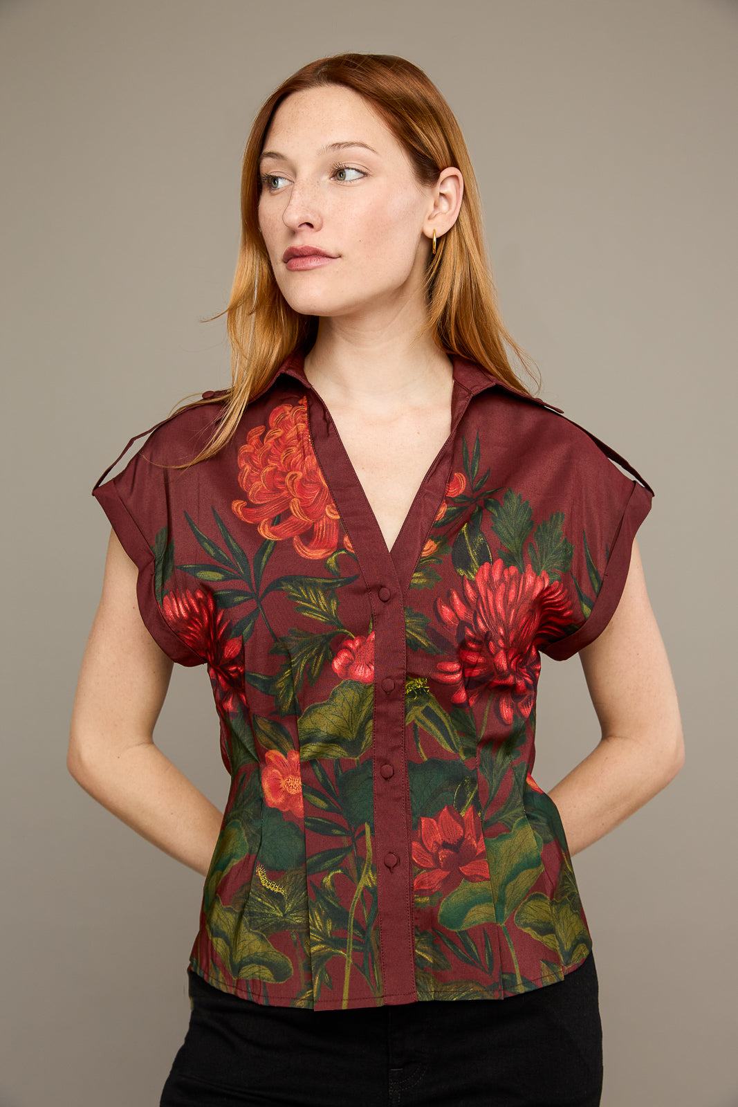 Gabi Top in Chrysanthemum