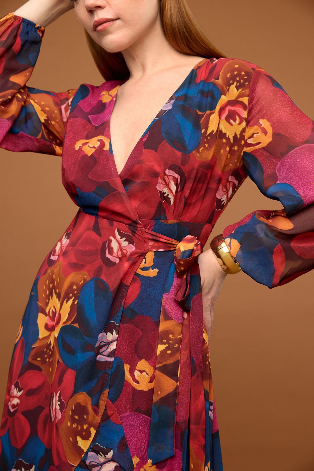 Long Sleeve Maxi Dress in Vesper