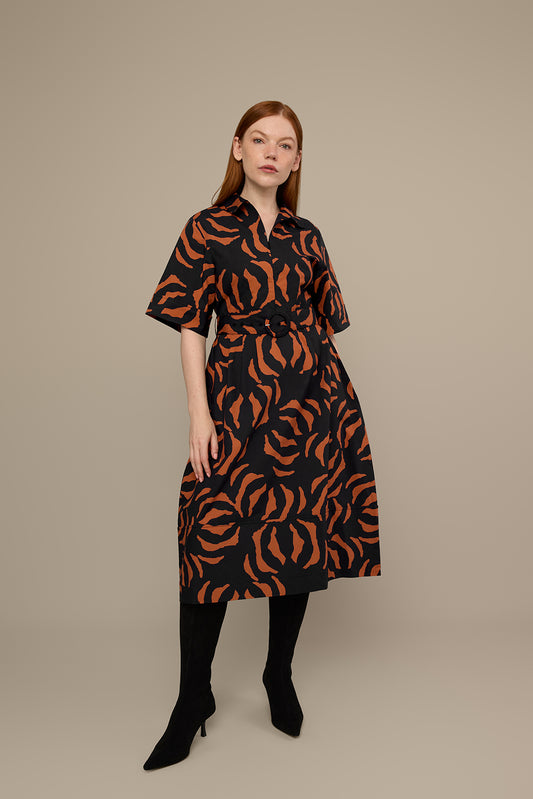 Rachel Dress in Tiger