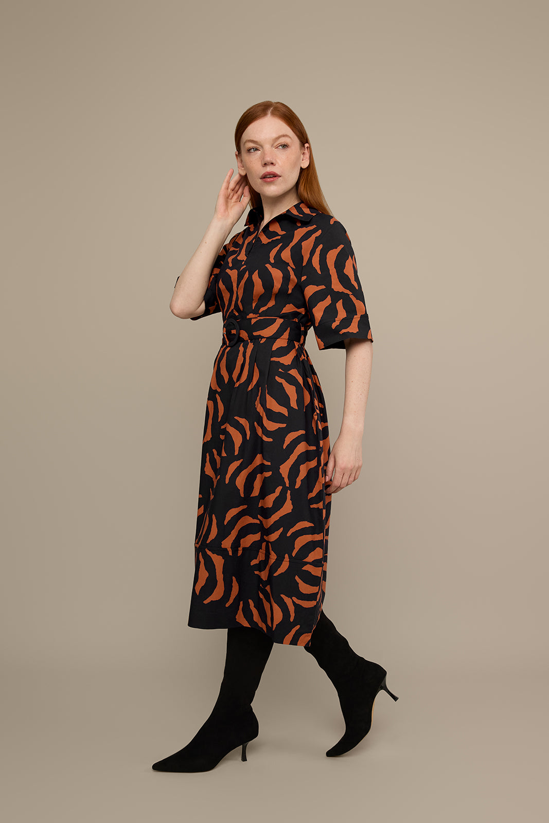 Rachel Dress in Tiger
