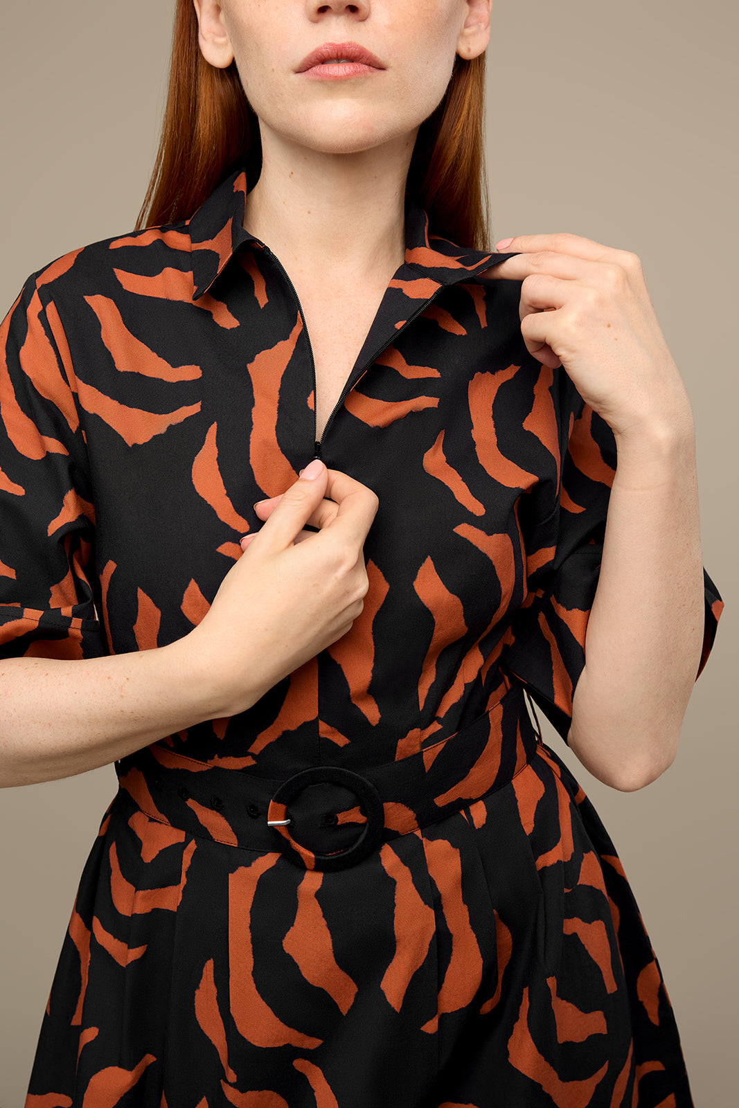 Rachel Dress in Tiger