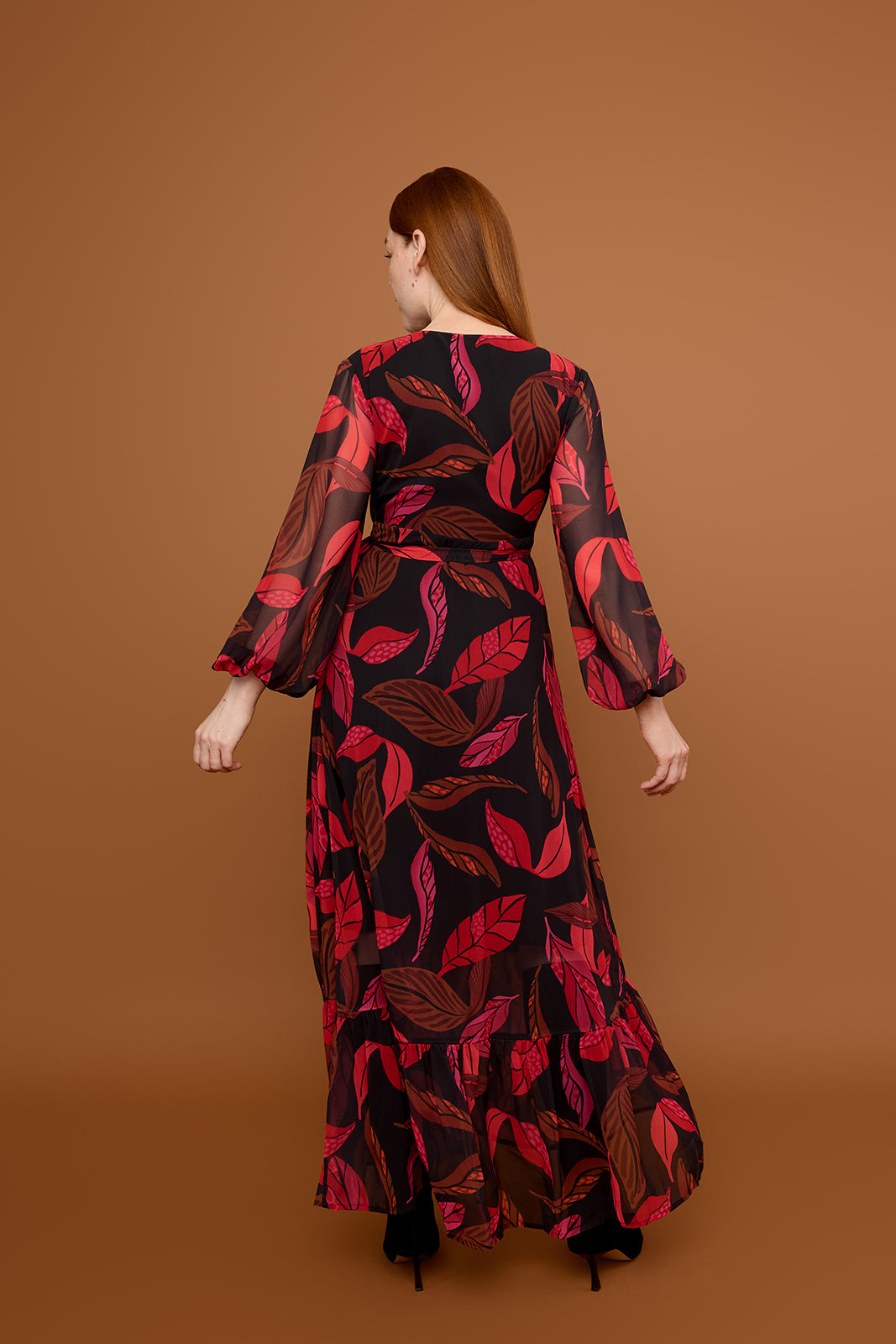 Long Sleeve Maxi Dress in Faye