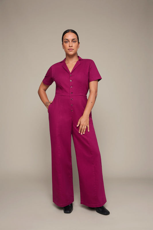 Plum Jumpsuit