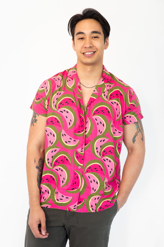 Watermelon Lapel Shirt