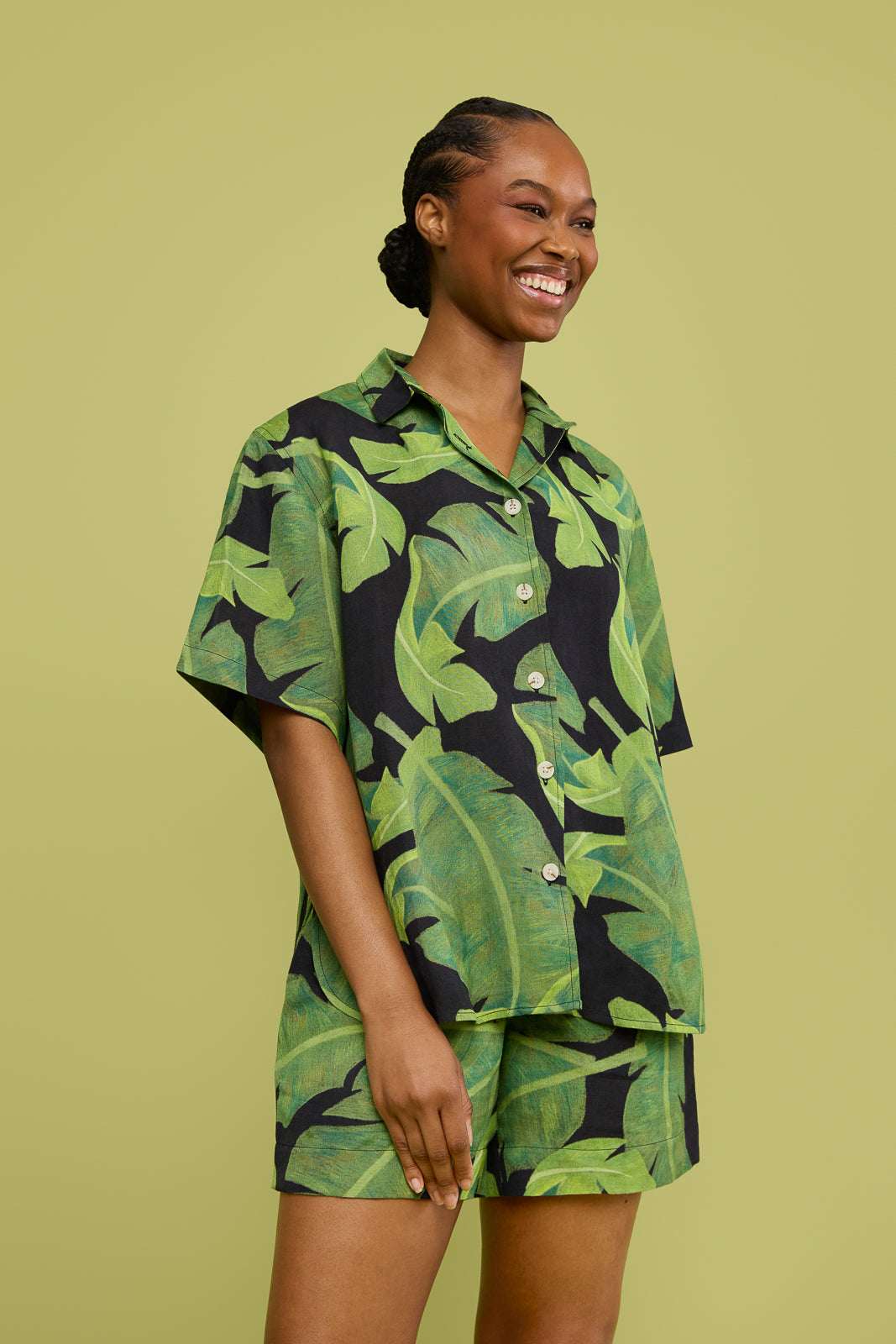 Selva Linen Button Up
