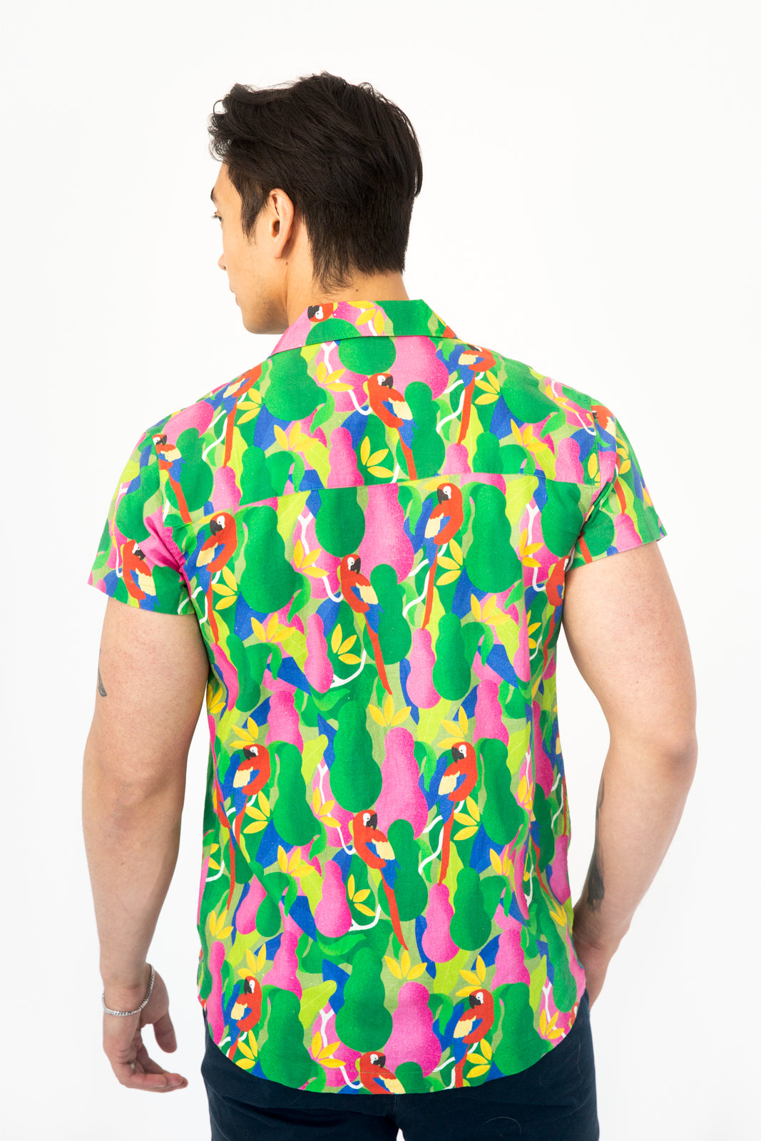 Parrot Lapel Shirt