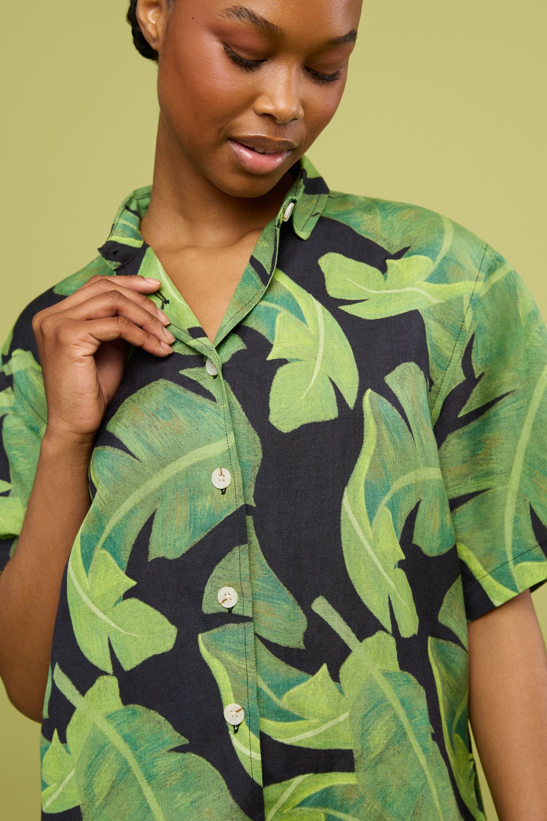 Selva Linen Button Up
