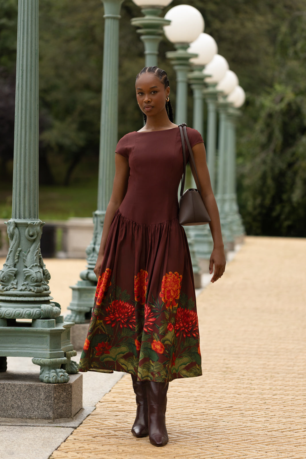 Sherry Dress in Chrysanthemum