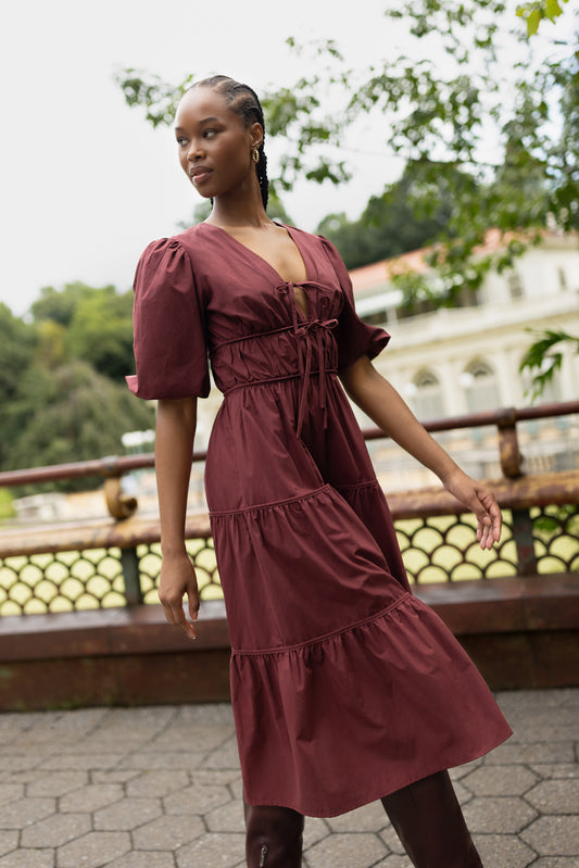Saba Dress in Sumac