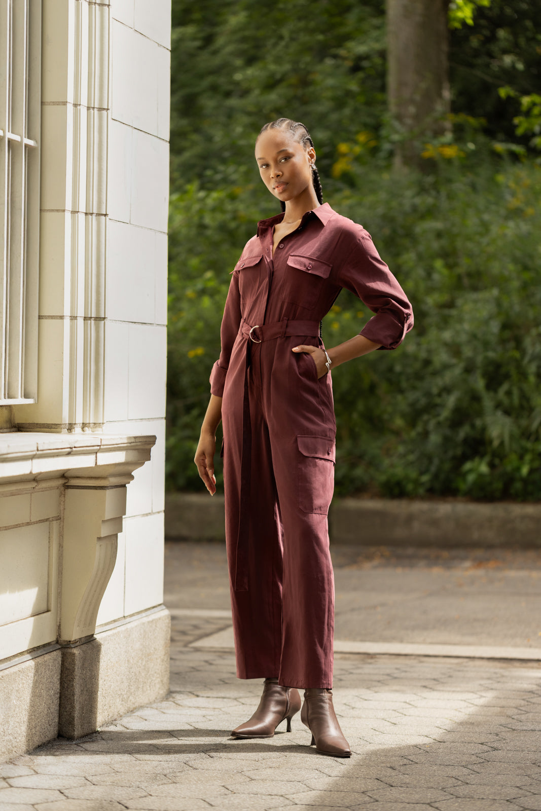 Riley Jumpsuit in Fig