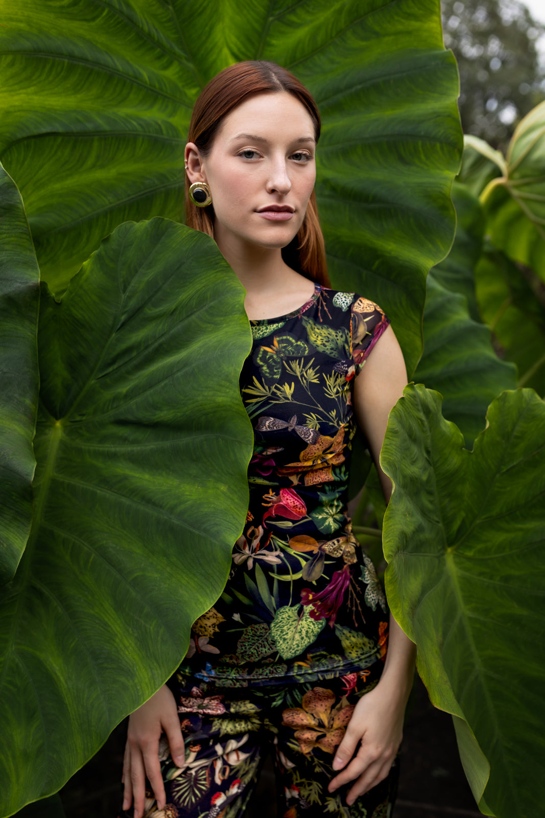 Maren Mesh Top in Eden