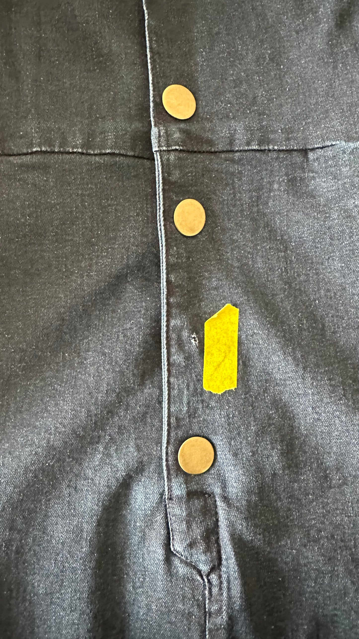 Midnight Denim Long-Sleeve Jumpsuit (Re-Mixed)