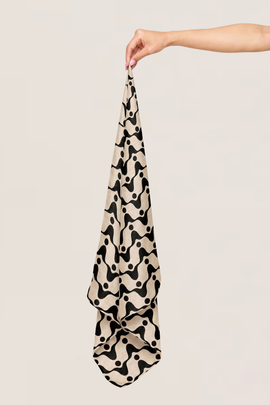 Silk Cotton Scarf in Acacia