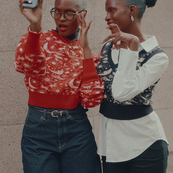 Knit Vest in Celestial