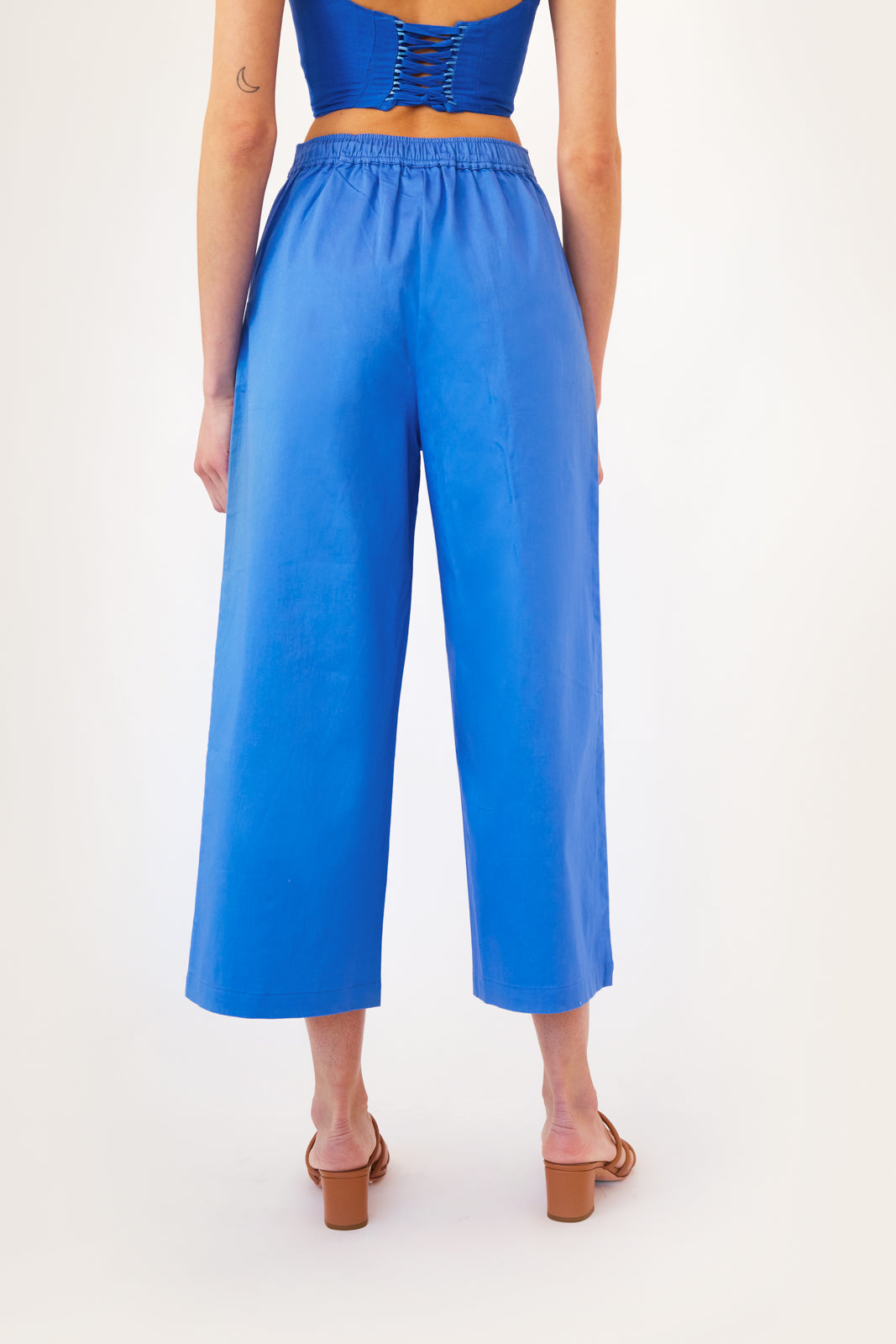 Wide leg pant in Neptune